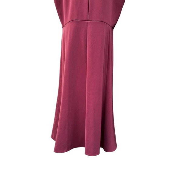 MM Lafleur - Burgundy Women's Dress - Size 16 - Picture 6 of 13